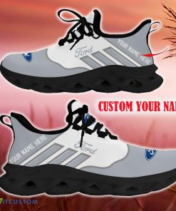 Ford Grey Car Logo Max Soul Sneakers For Fans Team Running Shoes Gift Men And Women - Ford Max Soul Shoes New Car_8