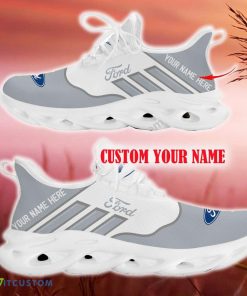 Ford Grey Car Logo Max Soul Sneakers For Fans Team Running Shoes Gift Men And Women - Ford Max Soul Shoes New Car_18