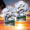 French Air and Space Force Rafale No 106 104-HG of Escadron de Chasse 330 Lorraine (Fighter Squadron 330 Lorraine) Hawaiian Shirt - 141223-172536