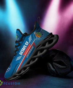 Getafe CF Logo Pattern Custom Name 3D Spors Shoes New For Fans Gift Chunky Sneakers In Blue - Getafe CF Logo Pattern Custom Name 3D Max Soul Sneaker Shoes In Blue_2