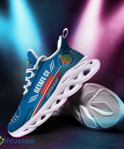 Getafe CF Logo Pattern Custom Name 3D Spors Shoes New For Fans Gift Chunky Sneakers In Blue - Getafe CF Logo Pattern Custom Name 3D Max Soul Sneaker Shoes In Blue_1