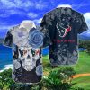Gift For Husband Gift For Dad Houston Texans Skull Hawaiian Shirt Special Gift Product Photo 1
