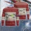 Hawker Siddeley HS 748 Aircraft Red Knitted Christmas Sweater For Veteran - Hawker Siddeley HS 748 Aircraft Ugly Christmas Sweater For Men And Women Red Photo 1