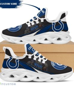 Indianapolis Colts Mascot Custom Name Max Soul Sneakers For Men - Indianapolis Colts Mascot Max Soul Sneakers Running Sports Shoes_1