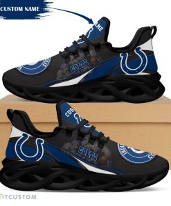 Indianapolis Colts Mascot Custom Name Max Soul Sneakers For Men - Indianapolis Colts Mascot Max Soul Sneakers Running Sports Shoes_5