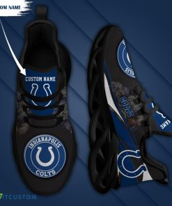 Indianapolis Colts Mascot Custom Name Max Soul Sneakers For Men - Indianapolis Colts Mascot Max Soul Sneakers Running Sports Shoes_8
