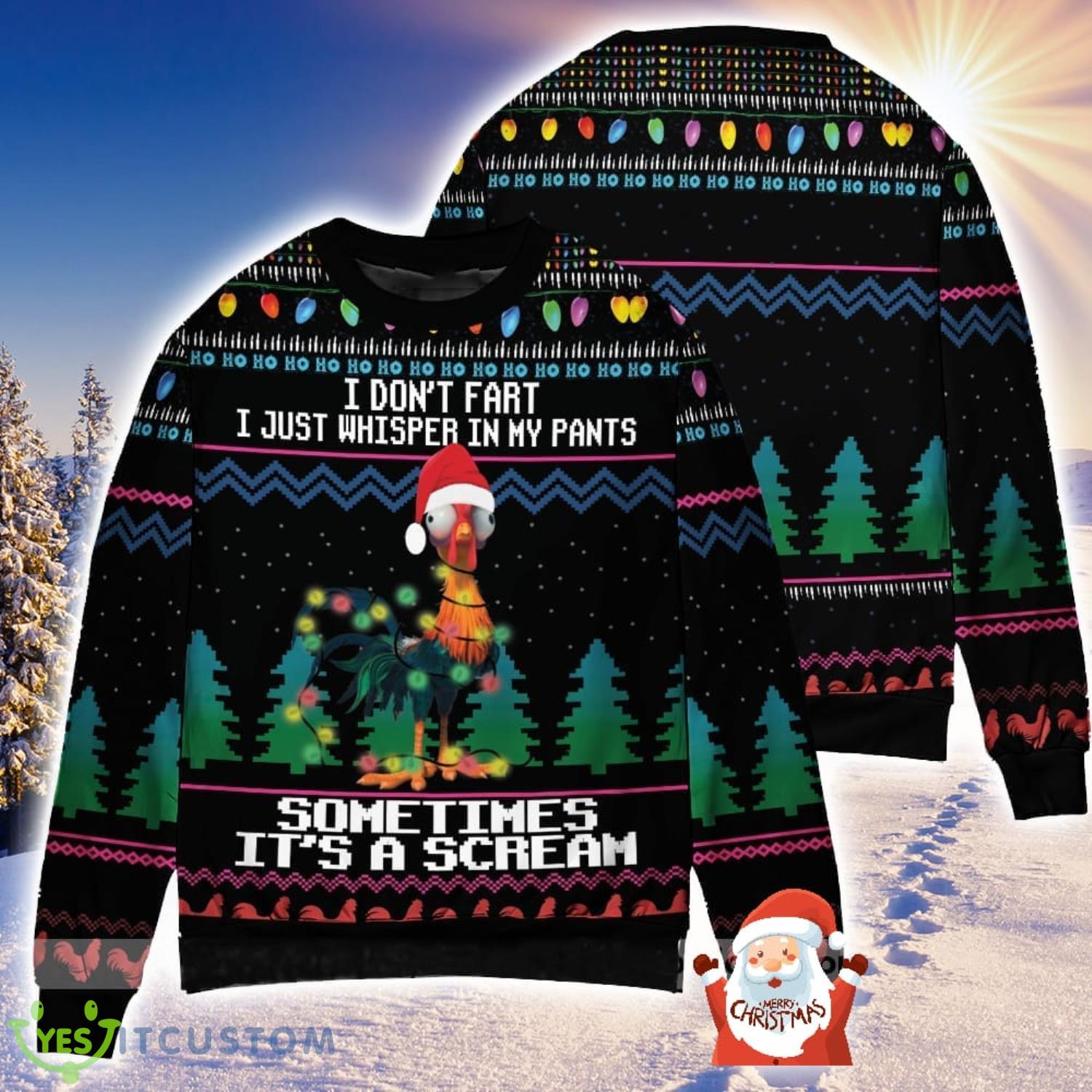 It’s Scream Chicken Ugly Christmas Sweater Limited 3D Sweater 3 It’s Scream Chicken Ugly Christmas Sweater Limited 3D Sweater Product Photo 1