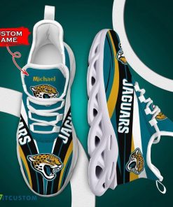 Jacksonville Jaguars Max Soul Shoes Luxury Custom Name Green - Jacksonville Jaguars Max Soul Shoes _1