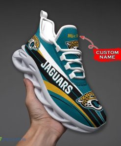 Jacksonville Jaguars Max Soul Shoes Luxury Custom Name Green - Jacksonville Jaguars Max Soul Shoes _5