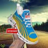 Los Angeles Chargers Custom Name Striped Design Max Soul Shoes Running Sport Shoes Product Photo 1