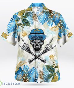 Los Angeles Chargers Set Hawaiian Shirt Short AOP For Men And Women - Los Angeles Chargers Hawaiian Shirt_3