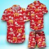 Mcdonald Tropical Flower Aloha Hawaiian Shirt & Short For Men And Women Product Photo 1