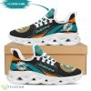 Miami Dolphins Mascot Custom Name Max Soul Sneakers For Men - Miami Dolphins Mascot Max Soul Sneakers Running Sports Shoes_1
