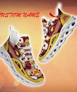 Minnesota Golden Gophers Running Sneakers Custom Name 3D Flowers Gift Fans Fans Sports Shoes - Minnesota Golden Gophers Clunky Sneakers Custom Name_6