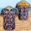 NBA Los Angeles Lakers Heart Pattern 3D Hawaiian Shirt Valentines Day Custom Name - NBA Los Angeles Lakers Heart Pattern 3D Hawaiian Shirt Valentines Day Custom Name
