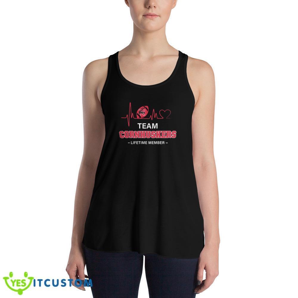 Nebraska Cornhuskers Lifetime Membership T Shirt, Christmas Sweatshirt 4 Nebraska Cornhuskers Lifetime Membership T Shirt, Christmas Sweatshirt - 8800 Women's Flowy Racerback Tank