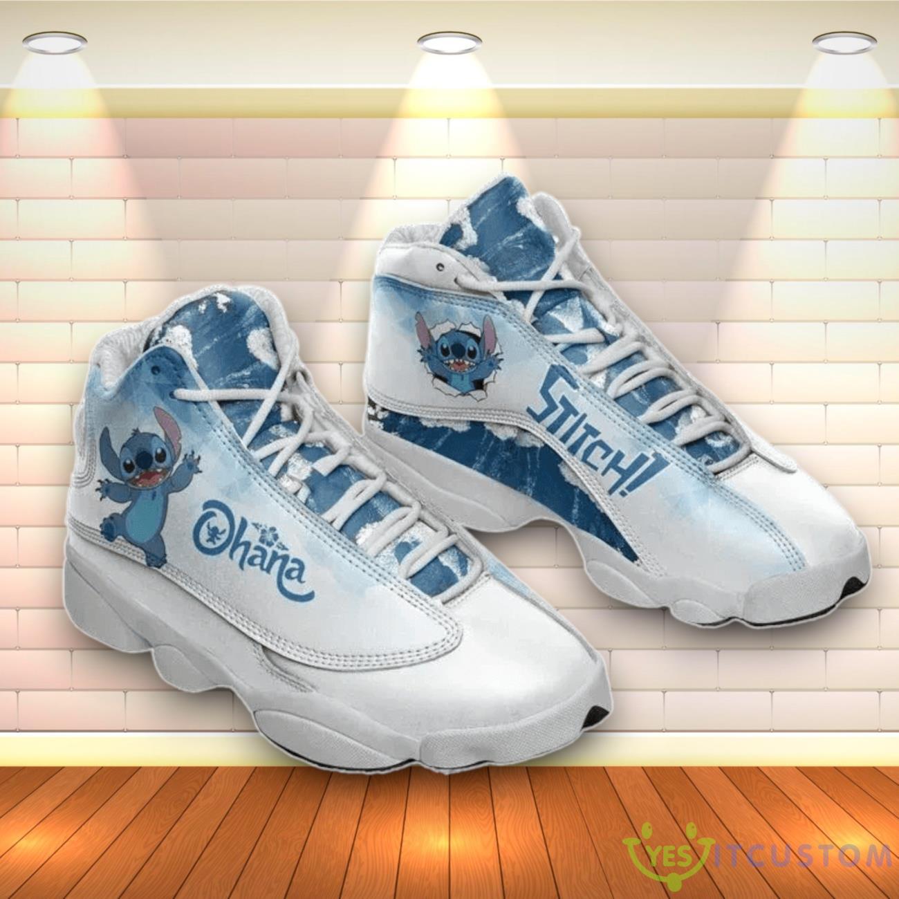 Ohana Lilo N Stitch Tennis Air Jordan 13 Sneaker Shoes 3 Ohana Lilo N Stitch Tennis Air Jordan 13 Sneaker Shoes Product Photo 1