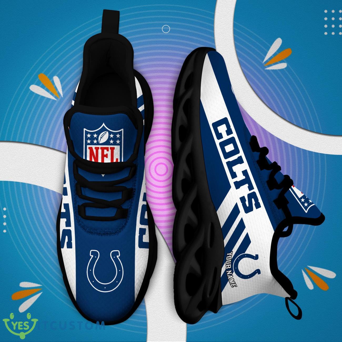 Personalized Name Indianapolis Colts Custom Sneakers Max Soul Shoes 5 Personalized Name Indianapolis Colts Custom Sneakers Max Soul Shoes Product Photo 5