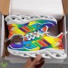 Philadelphia Eagles NFL Team LGBT Pride Sneakers Max Soul Shoes Product Photo 1
