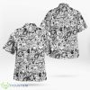 Pikachu Pokemon Black White Set 3D Hawaiian Shirt And Short For Men And Women - Pikachu Pokemon Black White Hawaiian Shirt_1