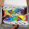 Pittsburgh Steelers NFL Team LGBT Pride Sneakers Max Soul Shoes Product Photo 1