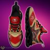San Francisco 49ers Black And White Effortless Sports Sneakers Ideas For Men And Women Gift Max Soul Shoes - San Francisco 49ers Black And White Clunky Shoes For Fans This Season_1