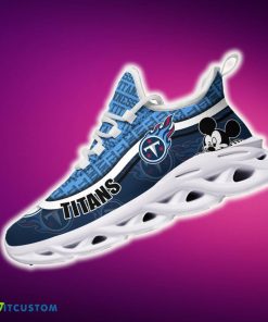 Tennessee Titans Black And White Expressive Sports Sneakers Ideas For Men And Women Gift Max Soul Shoes - Tennessee Titans Black And White Clunky Sneakers For Fans This Season, Custom Sport Shoes_4