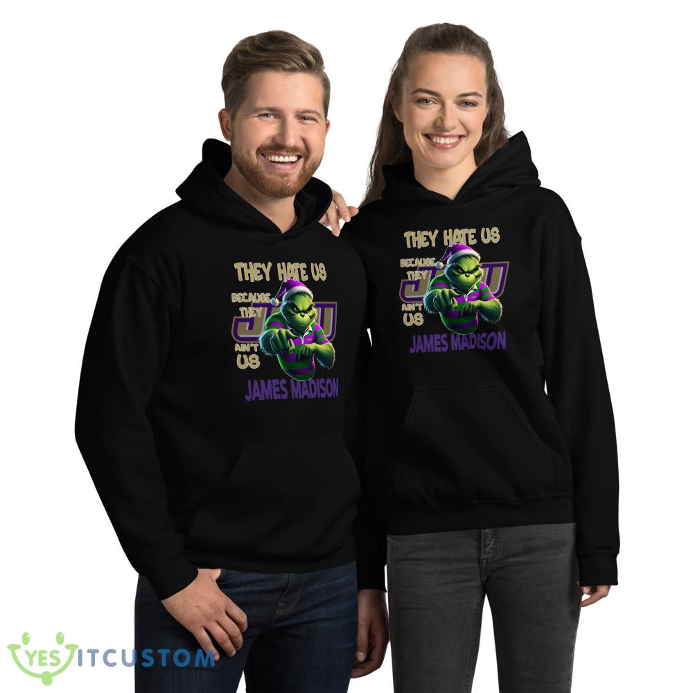 They Hate Us Because They Ain't Us James Madison Dukes Shirt Grinch 2 They Hate Us Because They Ain't Us James Madison Dukes Shirt Grinch - 18500 Unisex Heavy Blend Hooded Sweatshirt