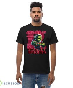 They Hate Us Because They Ain't Us Rutgers Scarlet Knights Shirt Grinch - Men’s Classic Tee Gildan 5000
