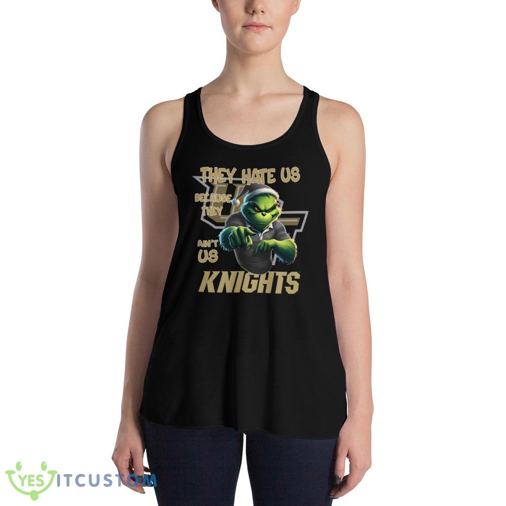 They Hate Us Because They Ain't Us UCF Knights Shirt Grinch 4 They Hate Us Because They Ain't Us UCF Knights Shirt Grinch - 8800 Women's Flowy Racerback Tank