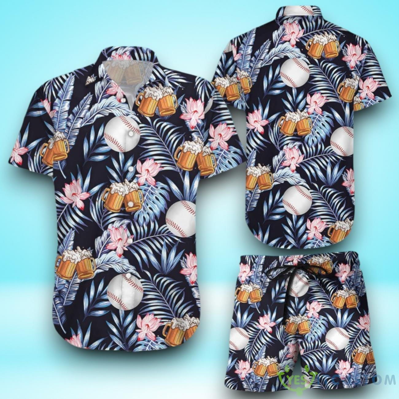 Tropical Hawaiian Shirt & Short For Men And Women 2 Tropical Hawaiian Shirt & Short For Men And Women Product Photo 1
