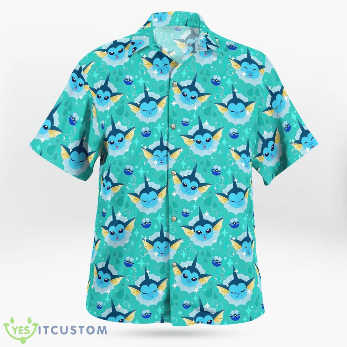 Vaporeon Pokemon Set Hawaiian Shirt And Short Gift For Fans 7 Vaporeon Pokemon Set Hawaiian Shirt And Short Gift For Fans - Vaporeon Pokemon Hawaiian Shirt_3