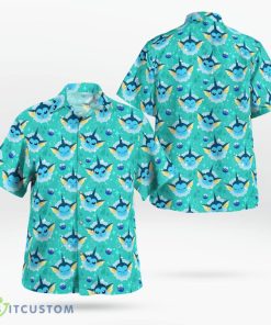 Vaporeon Pokemon Set Hawaiian Shirt And Short Gift For Fans - Vaporeon Pokemon Hawaiian Shirt_1