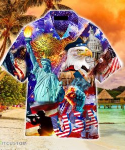 4th Of July American Flag Hawaiian Shirt Aloha For Men And Women - 4th Of July American Flag Hawaiian Shirt Aloha For Men And Women_1