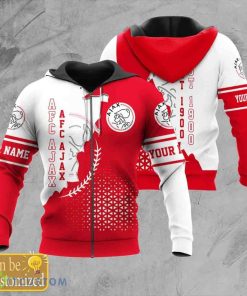 Ajax Amsterdam Custom Name 3D Hoodie Unisex Sport Team Gift Product Photo 1