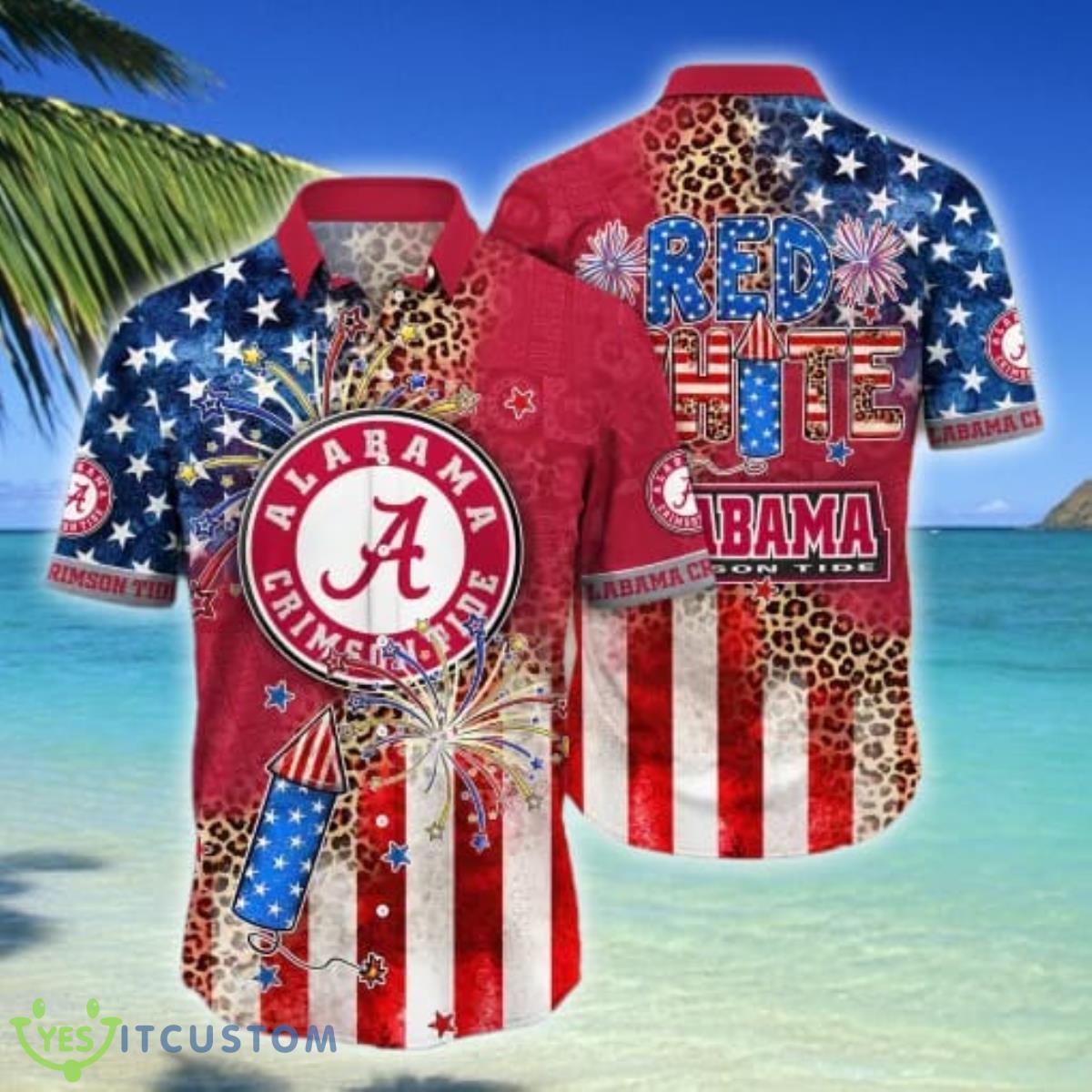Alabama Crimson Tide Hawaii Shirt Independence Day, Summer Shirts 2 Alabama Crimson Tide Hawaii Shirt Independence Day, Summer Shirts Product Photo 1