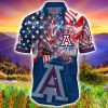 Arizona Wildcats NCAA3 Flower Hawaiian Shirt Independence Day Gift For Fans Football Shirts Product Photo 1
