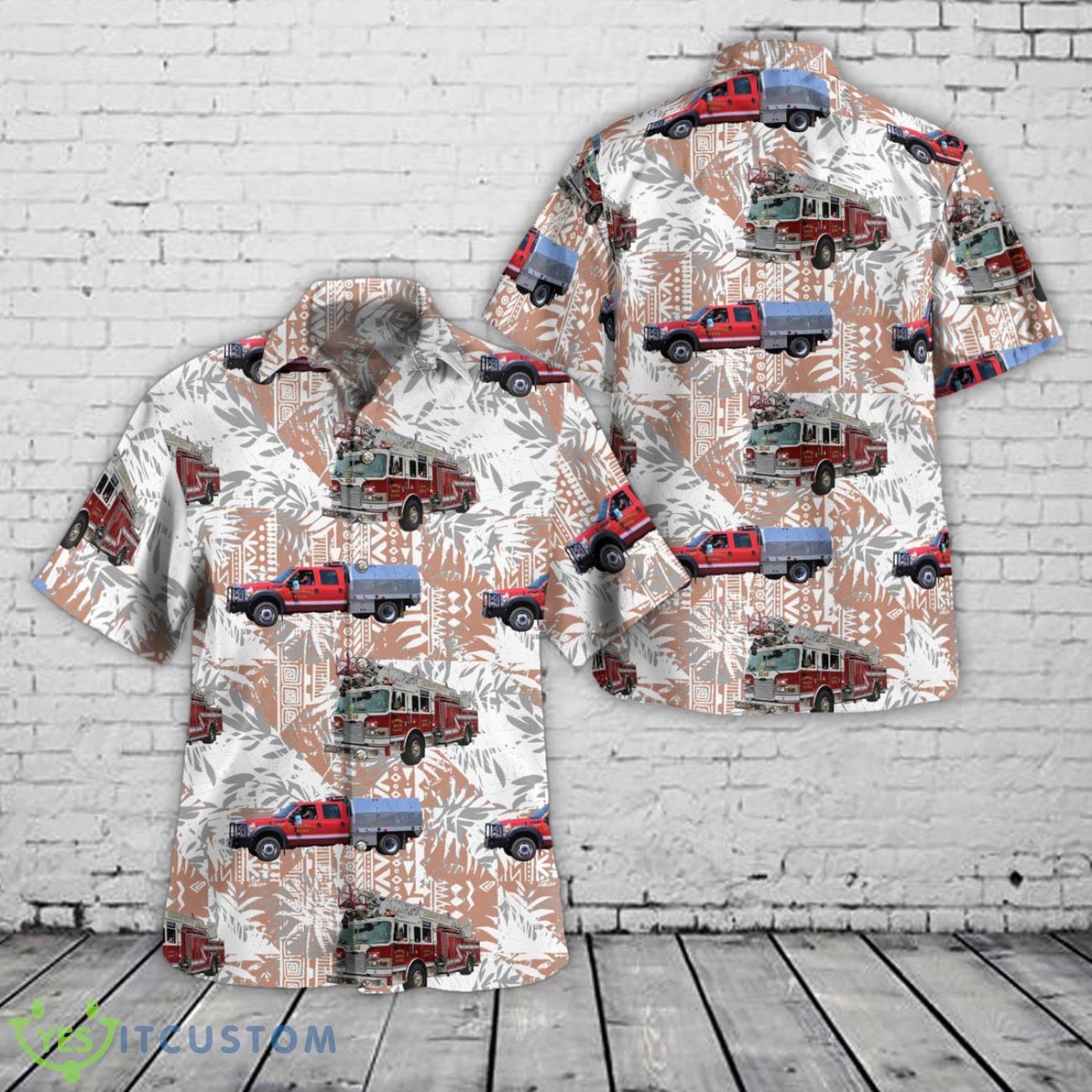 Cannon Beach RFPD, Oregon Hawaiian Shirt 3D Short Sleeve Shirt 2 Cannon Beach RFPD, Oregon Hawaiian Shirt 3D Short Sleeve Shirt Product Photo 1