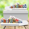 Canvas For Cute Basset Hound Mom Canvas Low Top Shoes Product Photo 1