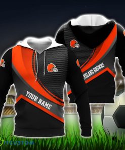 Cleveland Browns Custom Name 3D Hoodie Unisex Sport Team Gift Product Photo 2