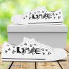 Cow Farmer Style Canvas Low Top Shoes Product Photo 1