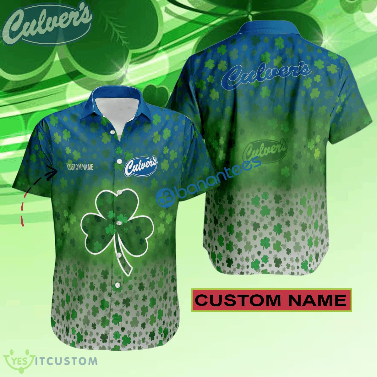 Culver's Hawaiian Shirt Logo Brand Design Patrick Day Custom Name 2 culvers hawaiian shirt logo brand design patrick day custom name
