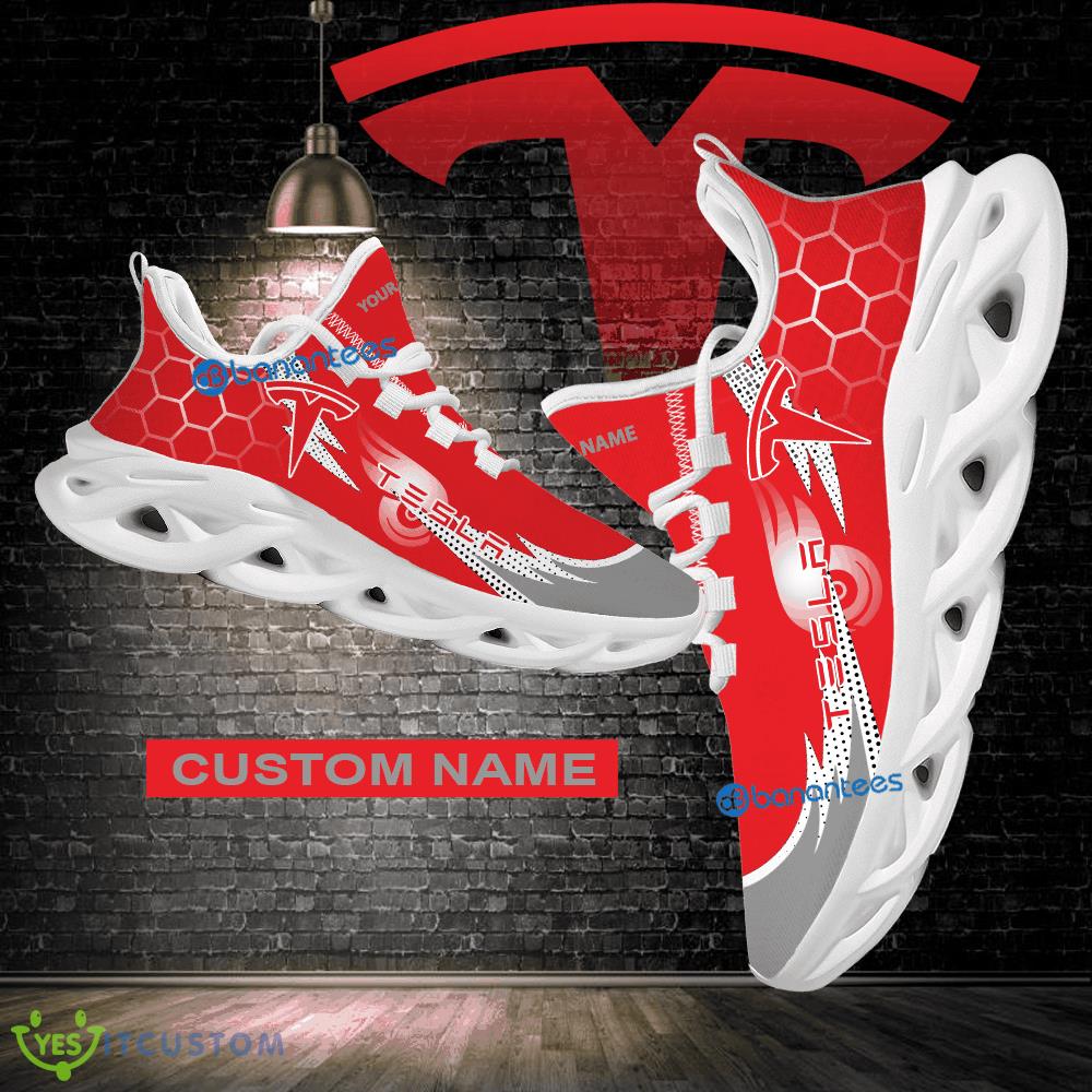 Custom Name Car Racing Tesla Logo Hexagonal Max Soul Sneakers New Gift Running Sports Shoes 5 Custom Name Car Racing Tesla Logo Hexagonal Max Soul Sneakers New Gift Running Sports Shoes - Custom Name Car Racing Tesla Logo Hexagonal Pattern Max Soul Shoes Photo 1