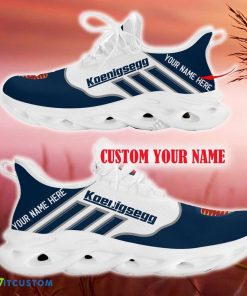 Custom Name Koenigsegg Navy Car Logo Max Soul Sneakers For Fans Team Running Shoes Gift Men And Women - Koenigsegg Max Soul Shoes New Car_12