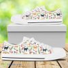 Cute Cats For Cat Lover Canvas Low Top Shoes Product Photo 1