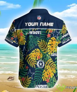 Dallas Cowboys NFL Tropical Style Hawaiian Shirt Custom Name Fans Gift Product Photo 2