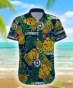Dallas Cowboys NFL Tropical Style Hawaiian Shirt Custom Name Fans Gift Product Photo 1