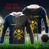 Denver Nuggets 3D Hoodie All Over Printed Limited For Fans Personalized Name Unisex Hoodie Product Photo 1