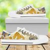 Funny Lazy Cat Cat Lover Canvas Low Top Shoes Product Photo 1