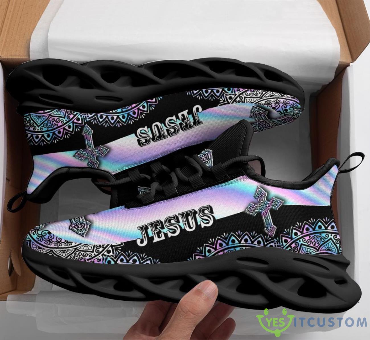Jesus Mandala Clunky Max Soul Shoes Running Sneakers 6 Jesus Mandala Clunky Max Soul Shoes Running Sneakers Product Photo 2